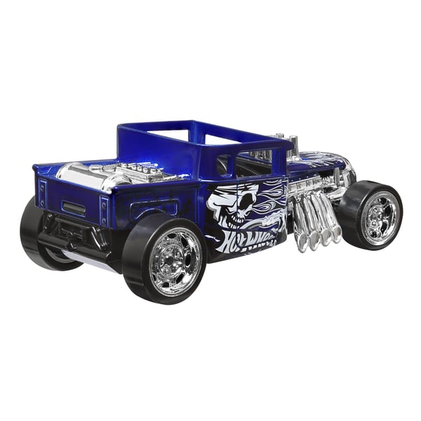 Hot Wheels Pull-Back Speeders-leksaksbil i skala 1:43, dra bilen bakåt och släpp för att tävla