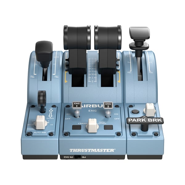 Thrustmaster TCA Quadrant Add-On Airbus Edition Blå Flysimulator Analog/digital PC