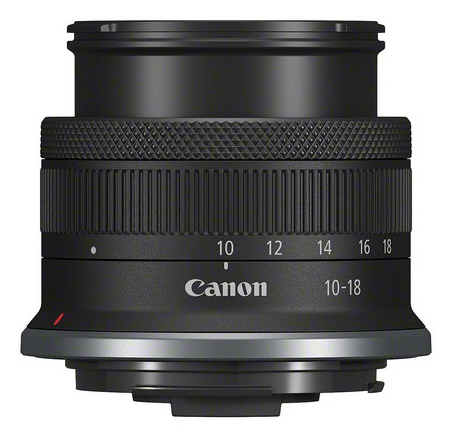 Canon RF-S 10-18 mm f4.5-6.3 IS STM MILC Bred zoomlinse Sort