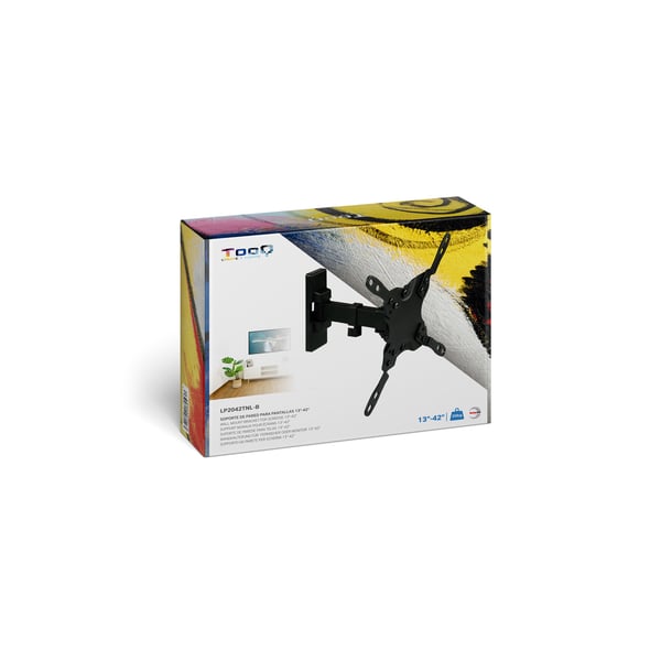 TooQ LP2042TNL-B TV-kiinnike 106,7 cm (42") Musta