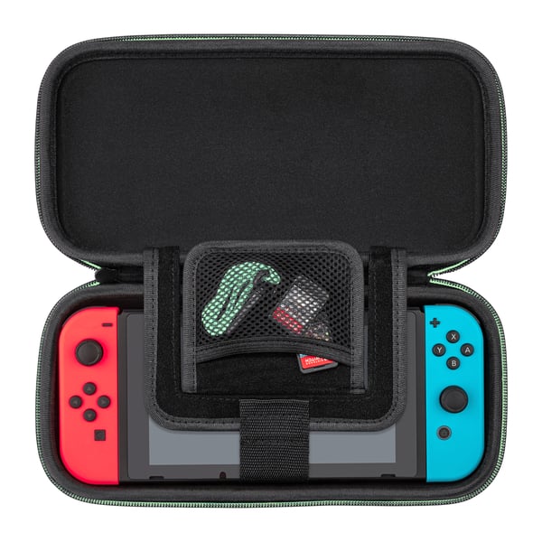 PDP Slim Deluxe: Animal Crossing Tom Nook Hårdt etui Nintendo Blå, Grøn