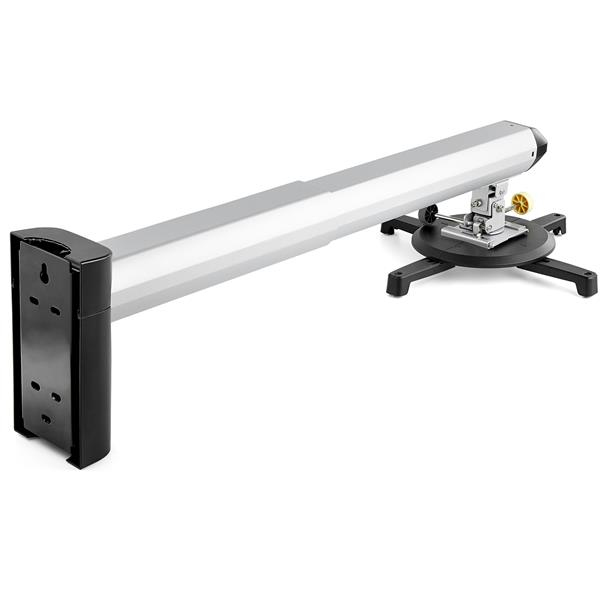 StarTech.com Universell projektorväggmontering - Projektormontering stöder korta och mycket korta projektionsavstånd upp till 15 kg - Lutningsbar/vridbar/roterbar - Justerbar från 41,9 cm till 57,7 cm från väggen