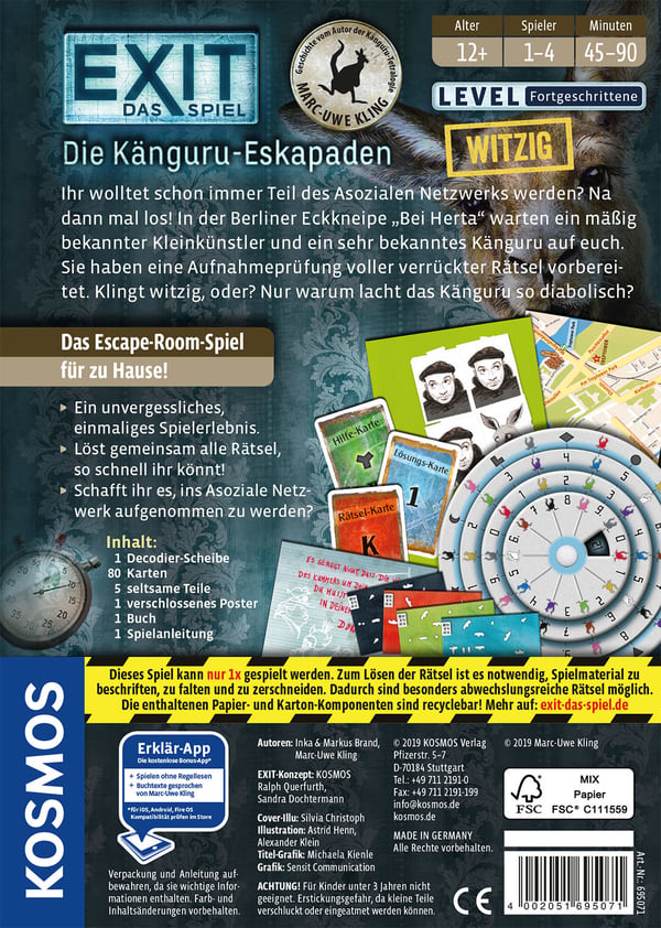 Kosmos 6950710 Brädspel Slutledningsförmåga