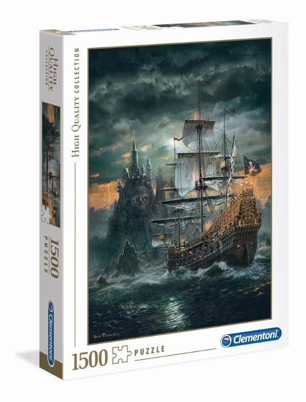 Clementoni 31682 puslespil Kontur puslespil 1500 stk Landskab