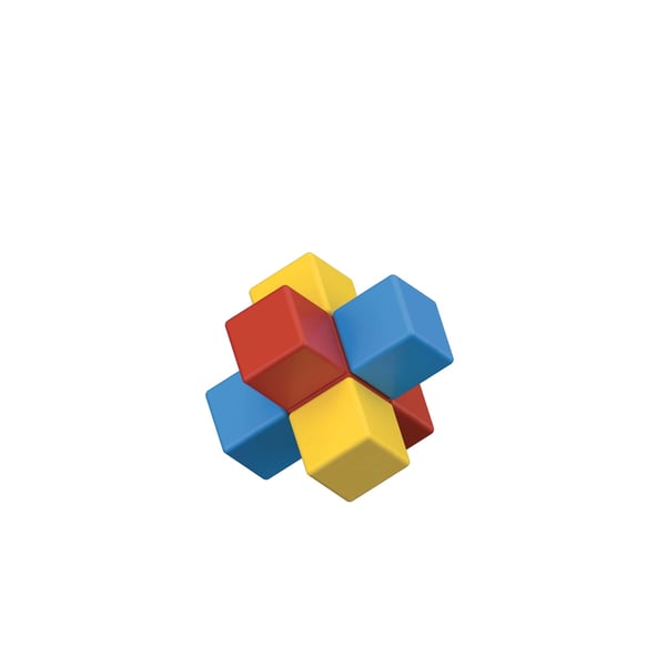 Geomag MagiCube Math Building Recycled Clips