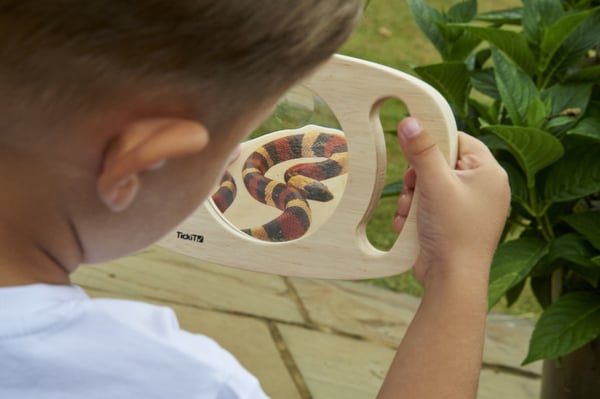 Tickit Easy Hold forstørrelsesglas 2x Træ