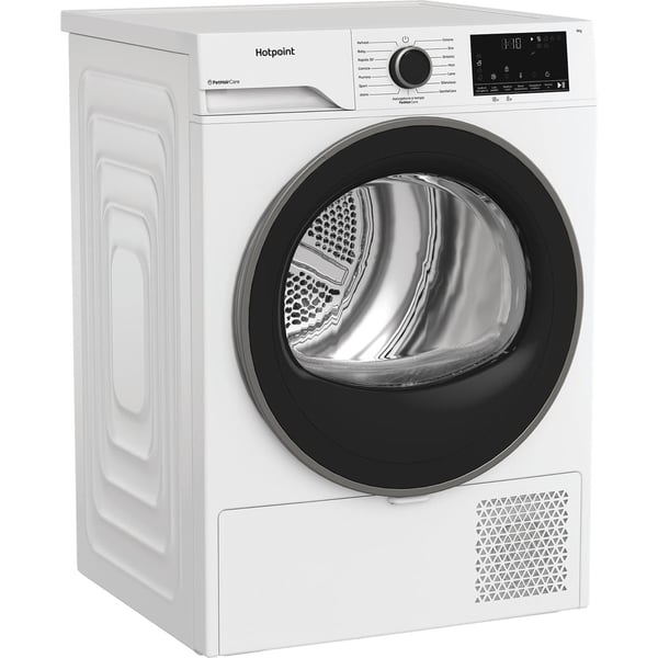 Hotpoint HPT 94D BS IT tørretumbler Fritstående Front-læsning 9 kg Hvid