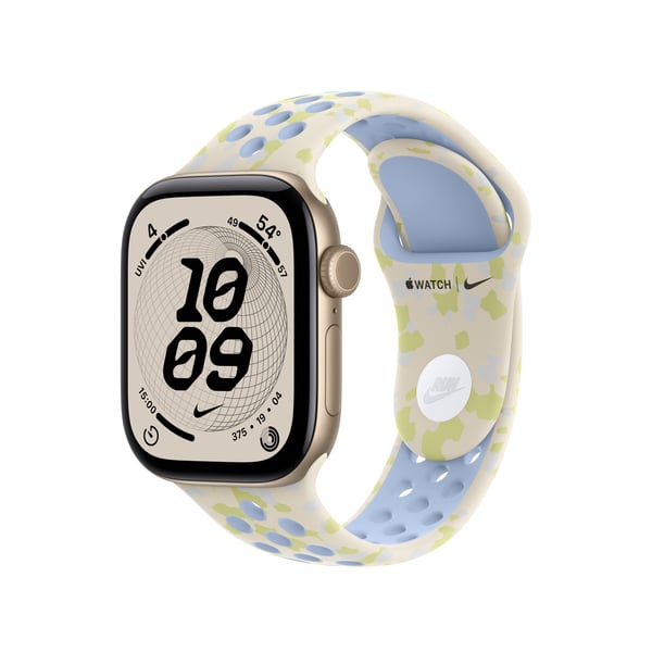 Apple 42 mm Chalk Calm Nike Sport -ranneke - S/M