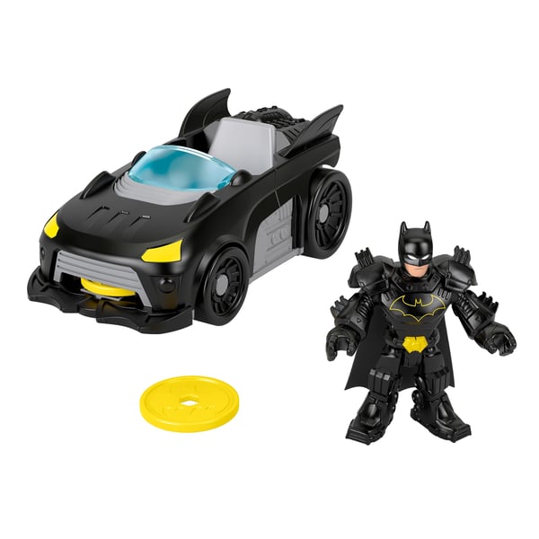 Fisher-Price Imaginext DC Super Friends Metal Force Batmobile -leluauto ja Batman-toimintahahmo