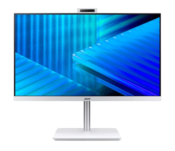 Acer Veriton VZ2417G Intel® Core™ i7 i7-1355U 68,6 cm (27") 1920 x 1080 pixel All-in-One PC 16 GB DDR4-SDRAM 512 GB SSD Windows 11 Pro Wi-Fi 6 (802.11ax) Gul, Hvid