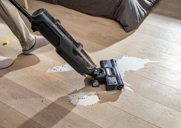 Rowenta X-Clean 4 GZ5035 Skaftdammsugare Batteri Torr&våt Skum Utan påse 200 W Grå
