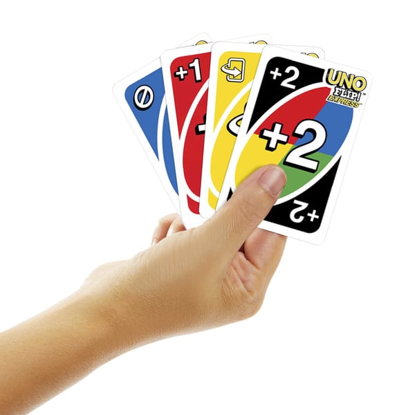 Mattel Games GXD75 sällskapsspel Uno Flip! Express Kortspel Kasta kort