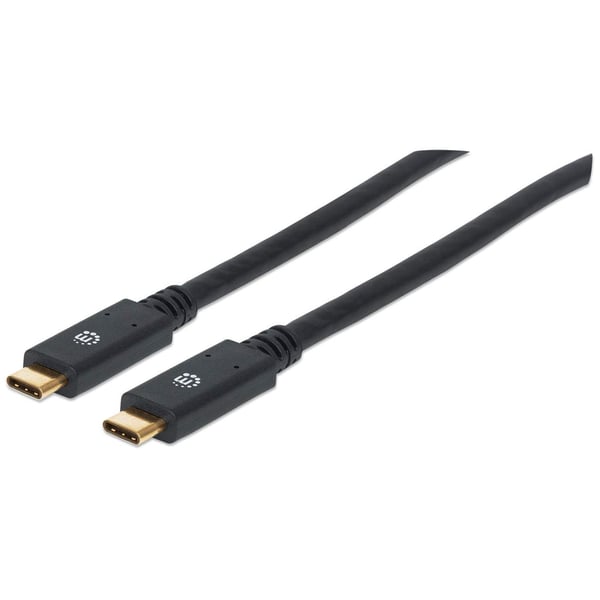 Manhattan 354905 USB-kabel USB 3.2 Gen 1 (3.1 Gen 1) 2 m USB C 5 Gbit/sek. Sort