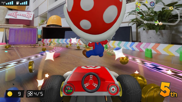 Nintendo Mario Kart Live: Home Circuit Mario Set radiostyrd modell Bil Elmotor