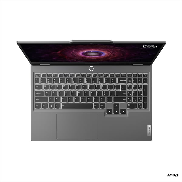 Lenovo LOQ 15AHP9 AMD Ryzen™ 7 7445HS Laptop 39,6 cm (15.6") Fuld HD 16 GB DDR5-SDRAM 512 GB SSD NVIDIA GeForce RTX 4050 Wi-Fi 6 (802.11ax) Windows 11 Home Grå Italiensk