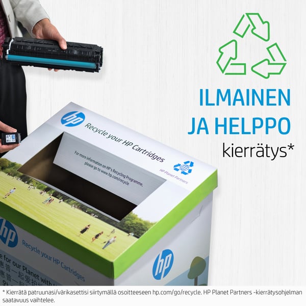 HP 504X, alkuperäinen riittoisa musta LaserJet-värikasetti, kaksoispakkaus