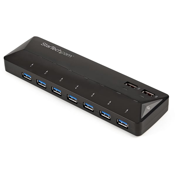StarTech.com 7-portars USB 3.0-hub plus dedikerad laddningsport
