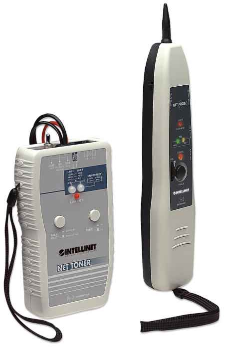Intellinet 515566 verkkokaapelin testeri Harmaa