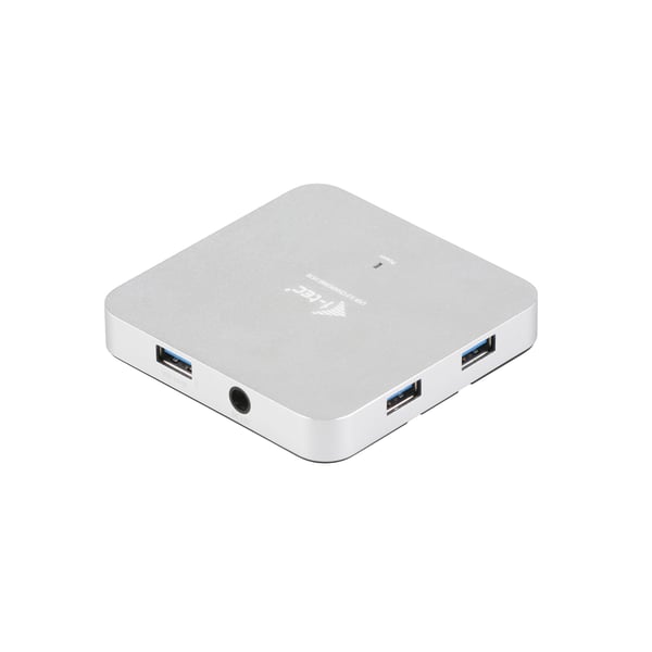 i-tec Metal U3HUBMETAL4 gränssnittshubbar USB 3.2 Gen 1 (3.1 Gen 1) Type-A 5000 Mbit/s Silver