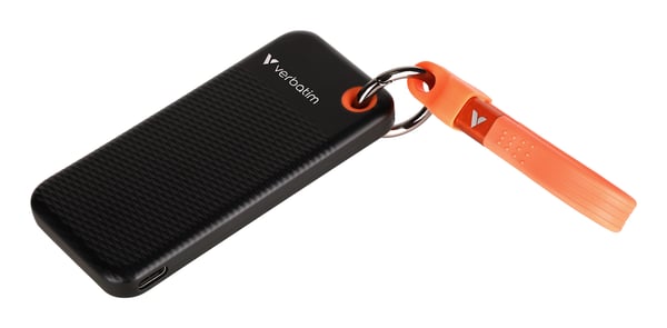 Verbatim 32435 extern SSD-hårddisk 128 GB USB Type-C 3.2 Gen 2 (3.1 Gen 2) Svart, Orange