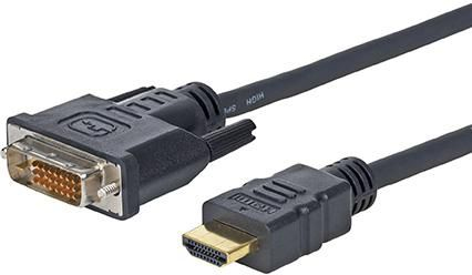 Vivolink PROHDMIDVI2 videokaapeli-adapteri 2 m HDMI-tyyppi A (vakio) DVI-D Musta Vivolink PROHDMIDVI2 videokaapeli-adapteri 2 m HDMI-tyyppi A (vakio) DVI-D Musta