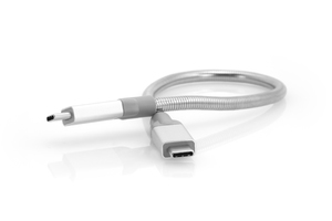 Verbatim USB-C til USB-C kabel i rustfrit stål til opladning og synkronisering USB 3.1 GEN 2 30 cm