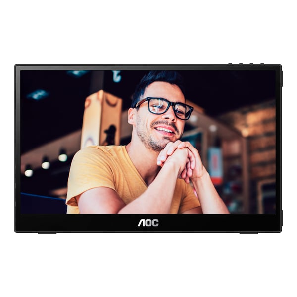 AOC 16T3EA bärbar tv-apparat och monitor Svart 39,6 cm (15.6") 1920 x 1080 pixlar