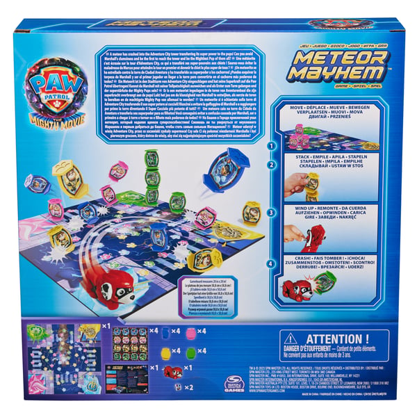 Games KOG KOL PawPtlMovMeteorMayhem GML Brætspil Rejser/eventyr