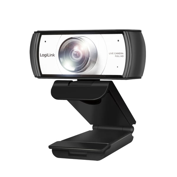 LogiLink UA0377 verkkokamera 2 MP 1920 x 1080 pikseliä USB 2.0 Musta, Hopea