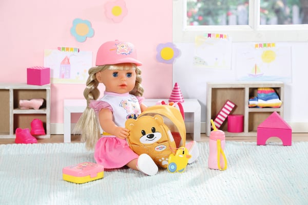 BABY born Kindergarten Backpack Set Dukke rygsæk