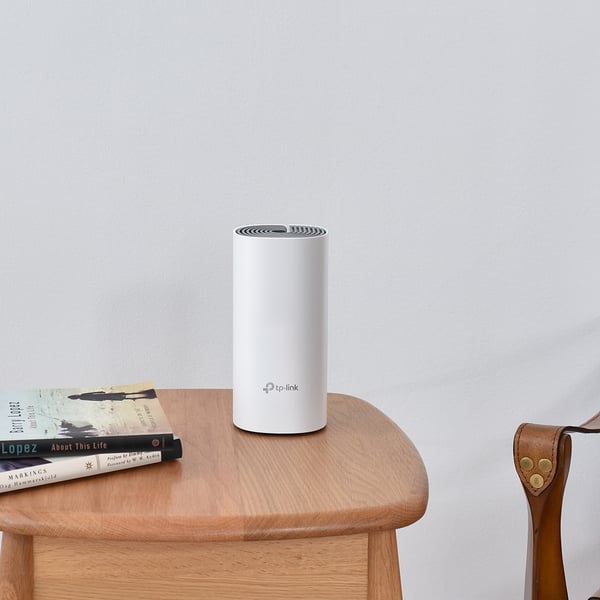 TP-Link Deco E4 (2-pack) Dual-band (2,4 GHz / 5 GHz) Wi-Fi 5 (802.11ac) Hvid, Grå Intern