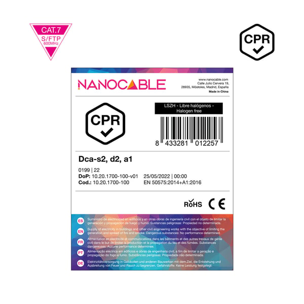 Nanocable 10.20.1700-100 netværkskabel Orange 100 m Cat7 SF/UTP (S-FTP)