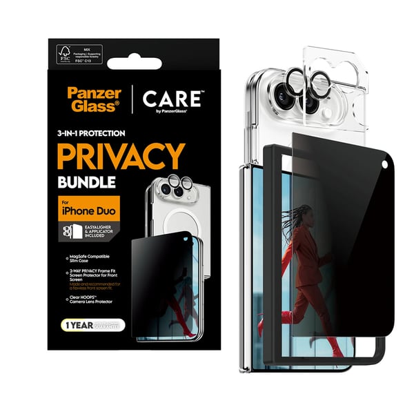 PanzerGlass CARE mobiltelefon etui 19,3 cm (7.6") Cover Transparent