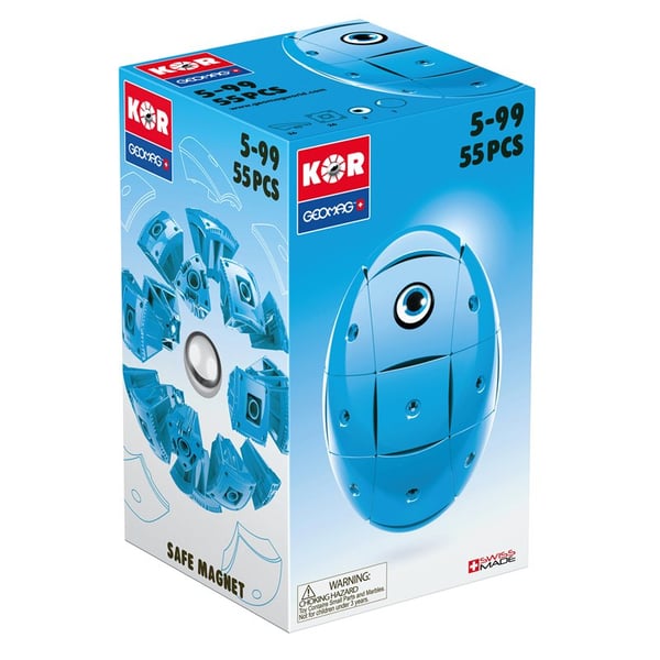 Geomag KOR 2.0 Pantone 299 Blue 55 pcs Neodymium magnet-legetøj