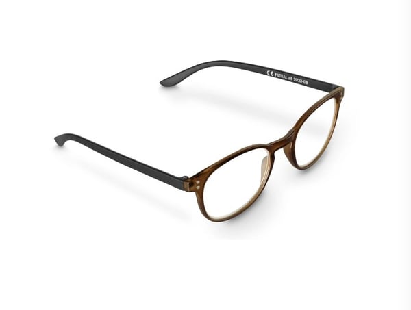 Hama 00096235 glasögon utan styrka Unisex Oval Hel båge Brun