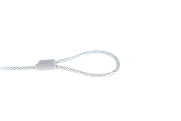 iggual Secure 4D kabellås Silver 1,5 m