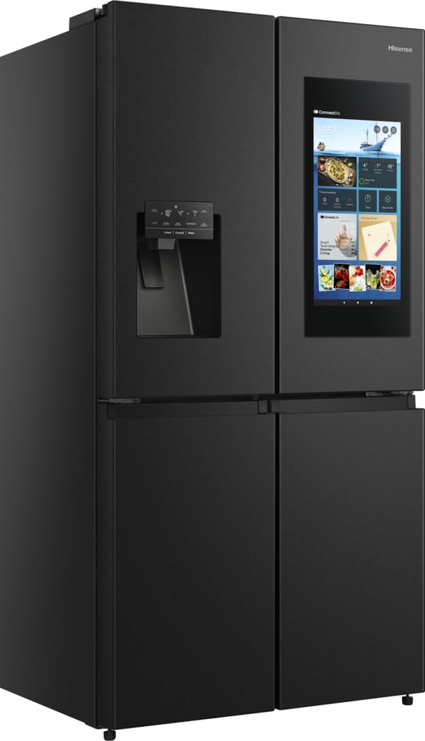 Hisense RQ760N4IFE Kombinerad kyl/frys side-by-side Fristående 577 l Svart