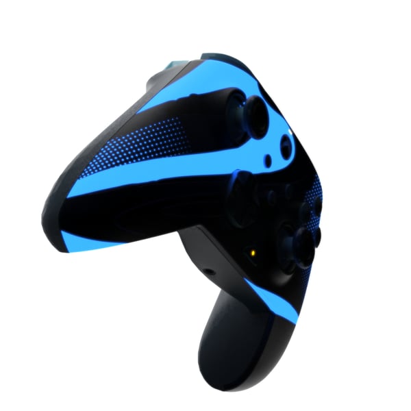 PDP REMATCH GLOW Advanced Blå USB Spelplatta Analog / Digital PC, Xbox One, Xbox Series S, Xbox Series X