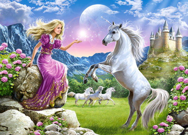 Castorland My Friend Unicorn 180 pcs Kuviopalapeli 180 kpl Sarjakuvat