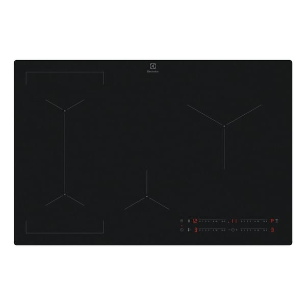 Electrolux EIV83443CT Svart Inbyggd 80 cm Induktionshäll med zon 4 zone(s)