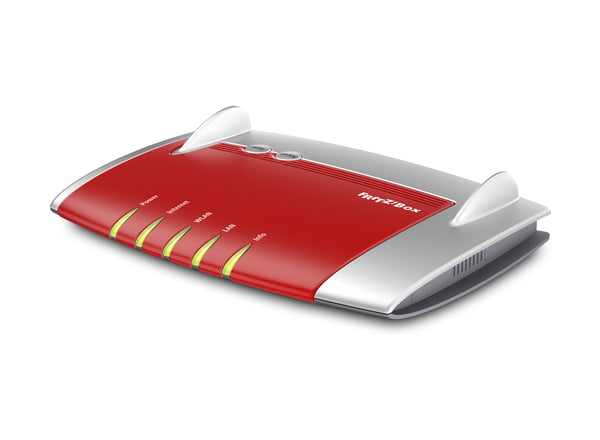 Box 4040 trådløs router Gigabit Ethernet Dual-band (2,4 GHz / 5 GHz) Rød