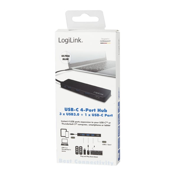 Logilink Ultra-slim USB-C 3.1 hub