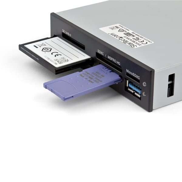 StarTech.com USB 3.0 intern kortläsare med UHS-II-stöd - SecureDigital/Micro SD/MemorySt