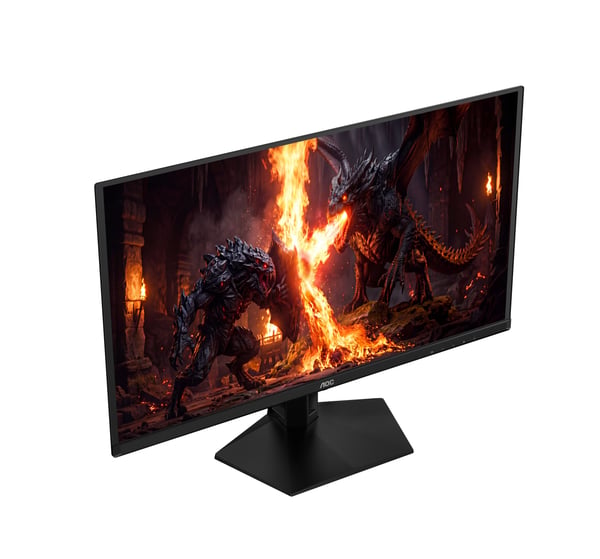AOC G4 Q27G41ZDF platta pc-skärmar 67,3 cm (26.5") 2560 x 1440 pixlar Quad HD QD-OLED Svart, Röd