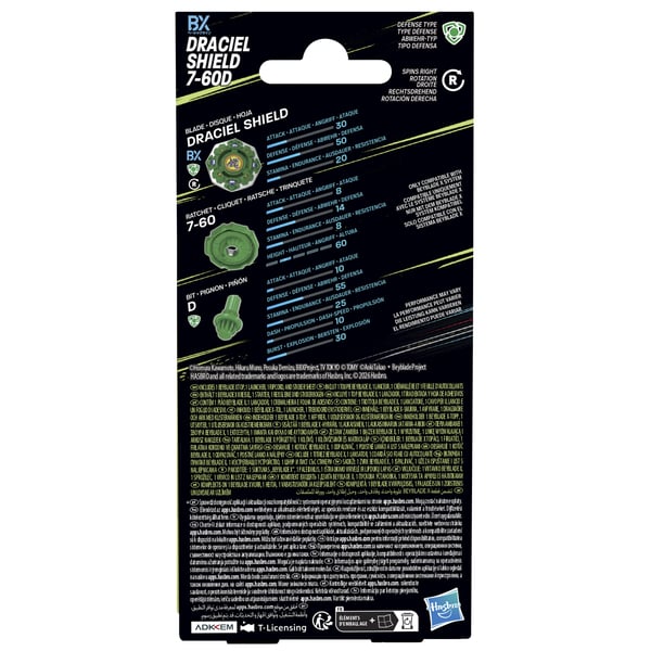 Beyblade X X-Over Project Draciel Shield 7-60D-set