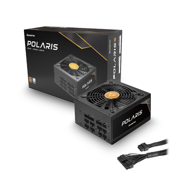 Chieftec Polaris PPS-1050FC strömförsörjningsenheter 1050 W 20+4 pin ATX ATX Svart