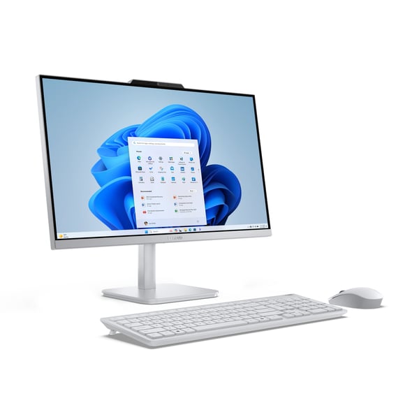 Lenovo A100 Intel® N N100 60,5 cm (23.8") 1920 x 1080 pixel All-in-One PC 8 GB DDR5-SDRAM 512 GB SSD Windows 11 Home Wi-Fi 6 (802.11ax) Grå