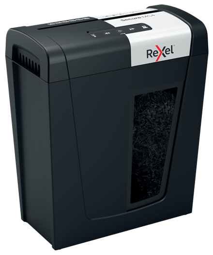 Rexel Secure MC4 paperisilppuri Mikroleikkaava 60 dB Musta, Hopea
