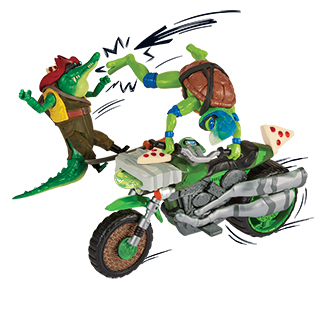 Teenage Mutant Ninja Turtles Movie Vehicle Drive N Kick Cycle