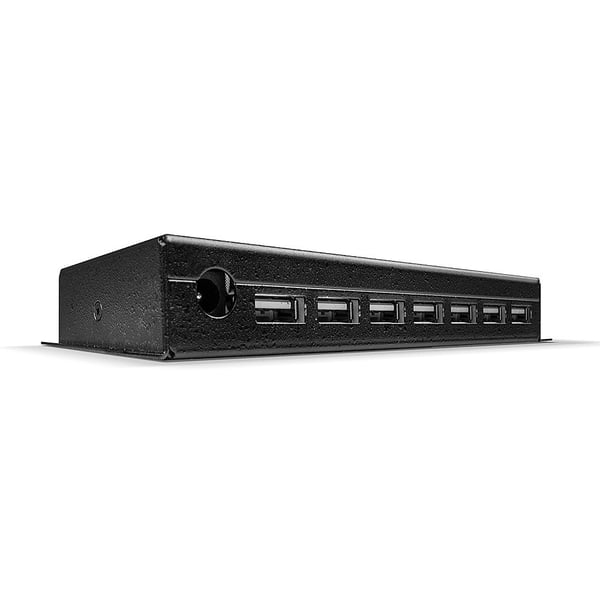 Lindy 42794 gränssnittshubbar USB 2.0 Type-B 480 Mbit/s Svart
